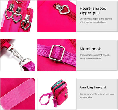 Lightweight Small Crossbody bags Cell Phone Purses Travel Pouch Shoulder Bag for Women - Colors A