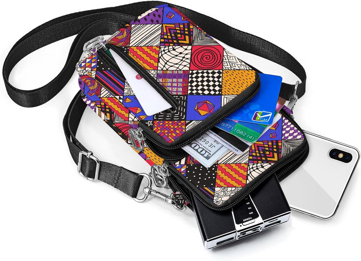 Lightweight Small Crossbody bags Cell Phone Purses Travel Pouch Shoulder Bag for Women - Colors A