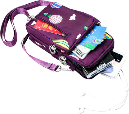 Lightweight Small Crossbody bags Cell Phone Purses Travel Pouch Shoulder Bag for Women - Colors A