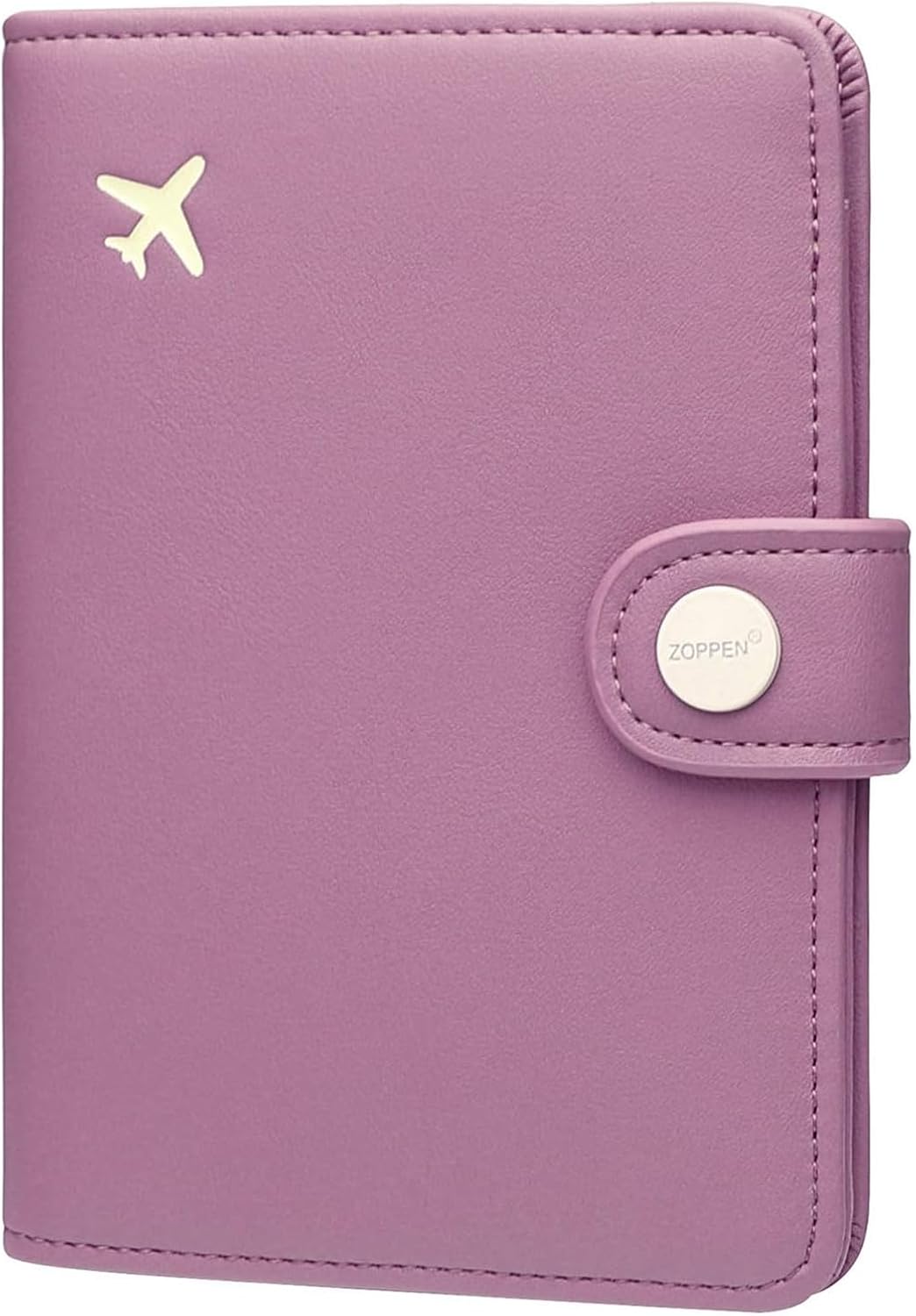 Passport Holder RFID Blocking Travel Wallet, Grape Purple | Passport Cover with Multiple Card Slots, Water-Resistant & Easy-Carry, Must-Have Travel Accessory for Men & Women.