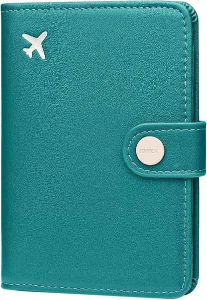 Passport Holder RFID Blocking Travel Wallet, Grape Purple | Passport Cover with Multiple Card Slots, Water-Resistant & Easy-Carry, Must-Have Travel Accessory for Men & Women.