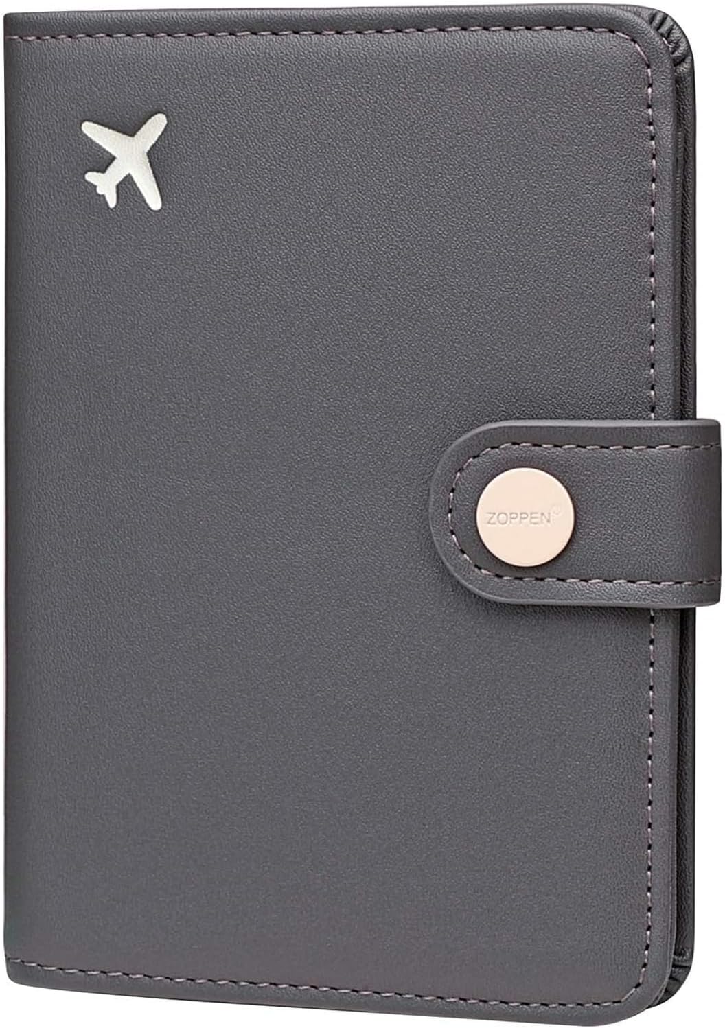 Passport Holder RFID Blocking Travel Wallet, Grape Purple | Passport Cover with Multiple Card Slots, Water-Resistant & Easy-Carry, Must-Have Travel Accessory for Men & Women.