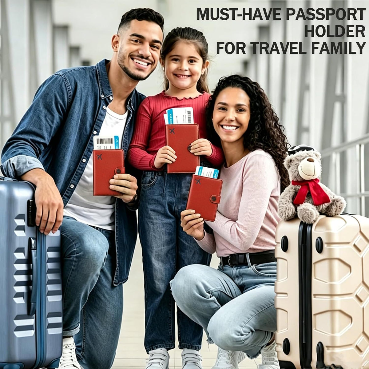 Passport Holder RFID Blocking Travel Wallet, Grape Purple | Passport Cover with Multiple Card Slots, Water-Resistant & Easy-Carry, Must-Have Travel Accessory for Men & Women.