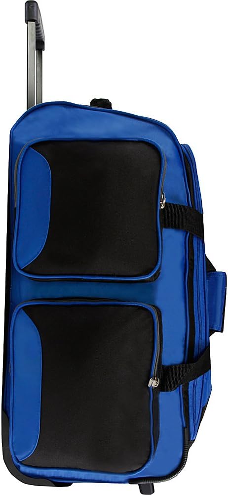 22" Lightweight Carry On Rolling Duffel Bag, Neon Lime, One Size
