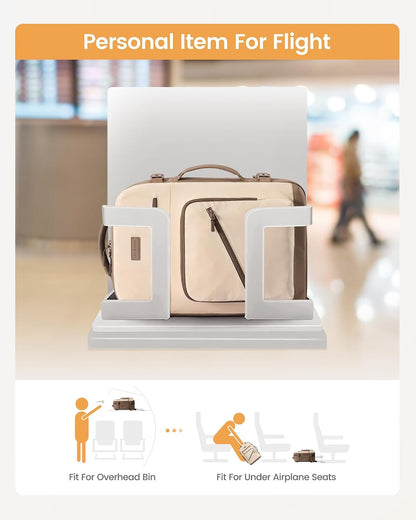40L Travel Backpack for Women Men, Airline Approved Carry On Luggage, Multi-Pocket TSA Personal Item Bag fits 17 Inch Laptop, Waterproof Weekender Overnight Suitcase Travel Essentials