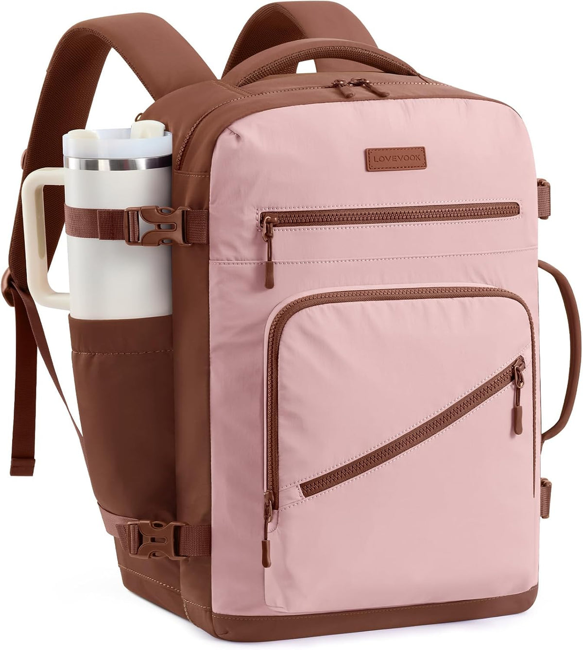40L Travel Backpack for Women Men, Airline Approved Carry On Luggage, Multi-Pocket TSA Personal Item Bag fits 17 Inch Laptop, Waterproof Weekender Overnight Suitcase Travel Essentials