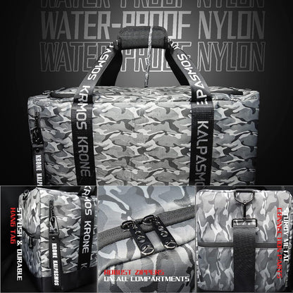 Sneaker Bag for Travel/Sneakerhead gift/Outdoor Sports Bag/Gym Bag /, A Multi-functional Travel Duffel Bag with 3 Adjustable Dividers, & Shoulder Strap,Made of Nylon, -classic
