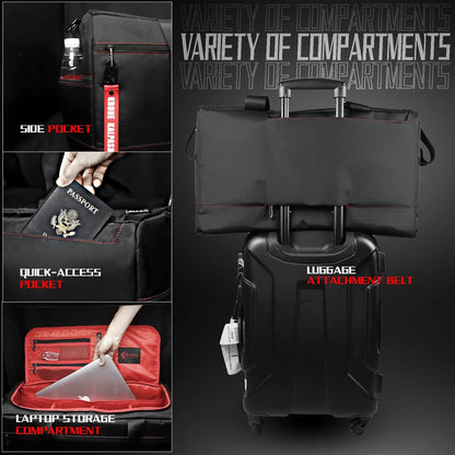 Sneaker Bag for Travel/Sneakerhead gift/Outdoor Sports Bag/Gym Bag /, A Multi-functional Travel Duffel Bag with 3 Adjustable Dividers, & Shoulder Strap,Made of Nylon, -classic