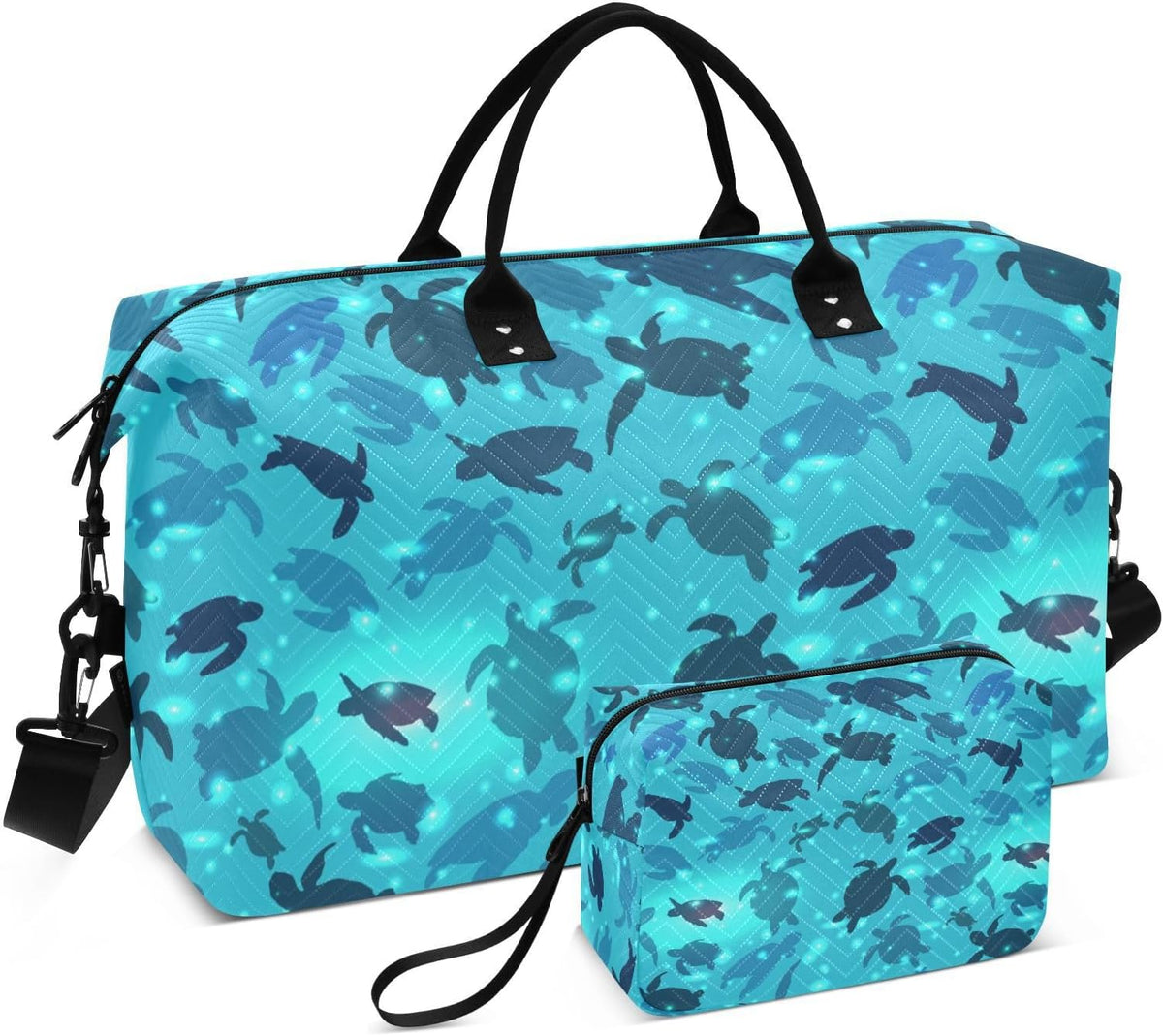 Rose Gold Leopard Print Travel Duffel Sport Tote Gym Weekender Overnight Carry On Fitness Dance Go-To Daily Bag