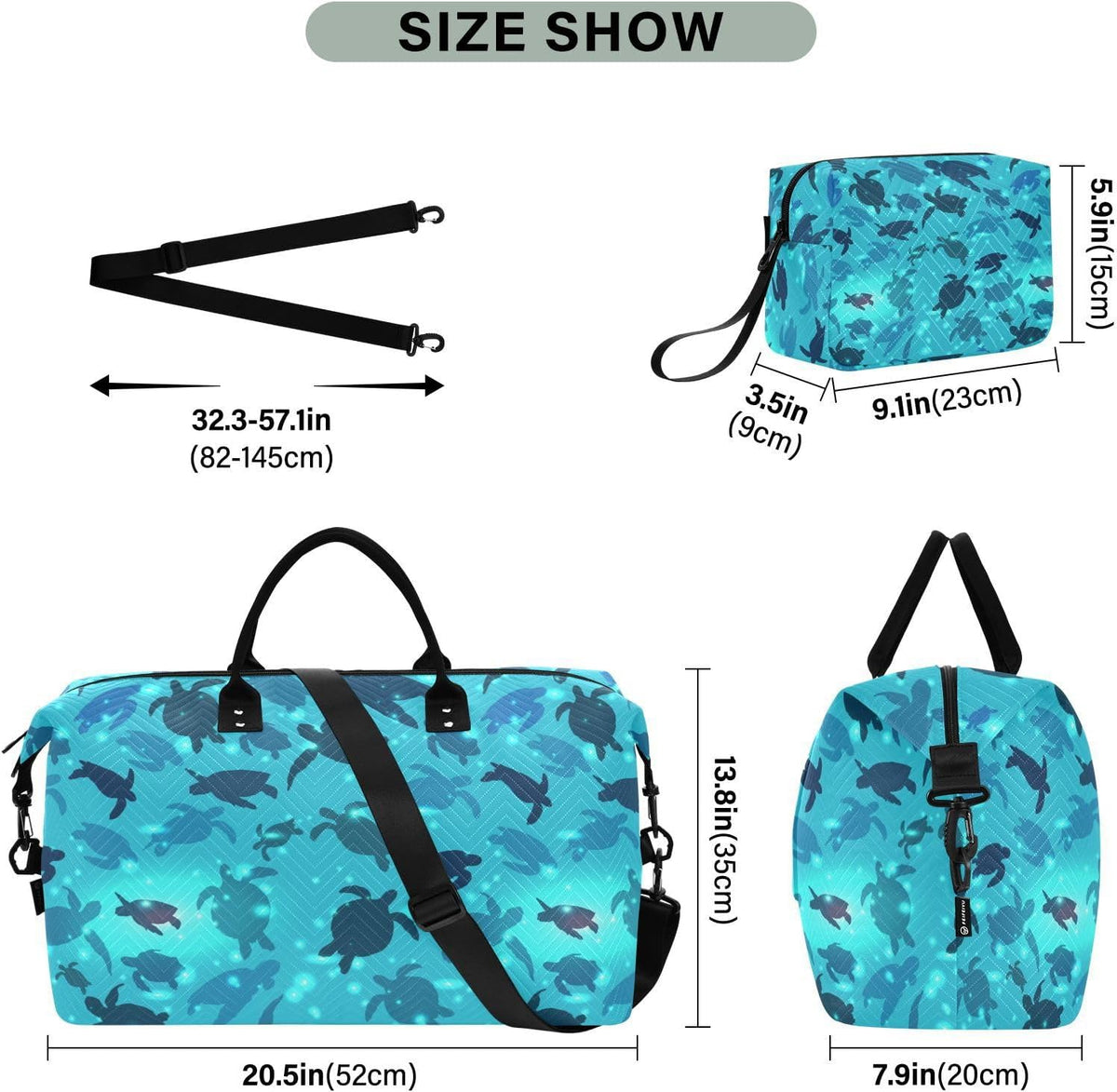 Rose Gold Leopard Print Travel Duffel Sport Tote Gym Weekender Overnight Carry On Fitness Dance Go-To Daily Bag