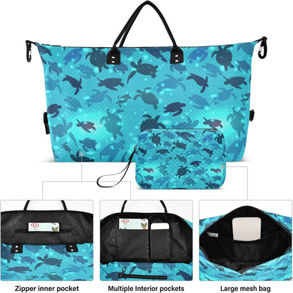 Rose Gold Leopard Print Travel Duffel Sport Tote Gym Weekender Overnight Carry On Fitness Dance Go-To Daily Bag