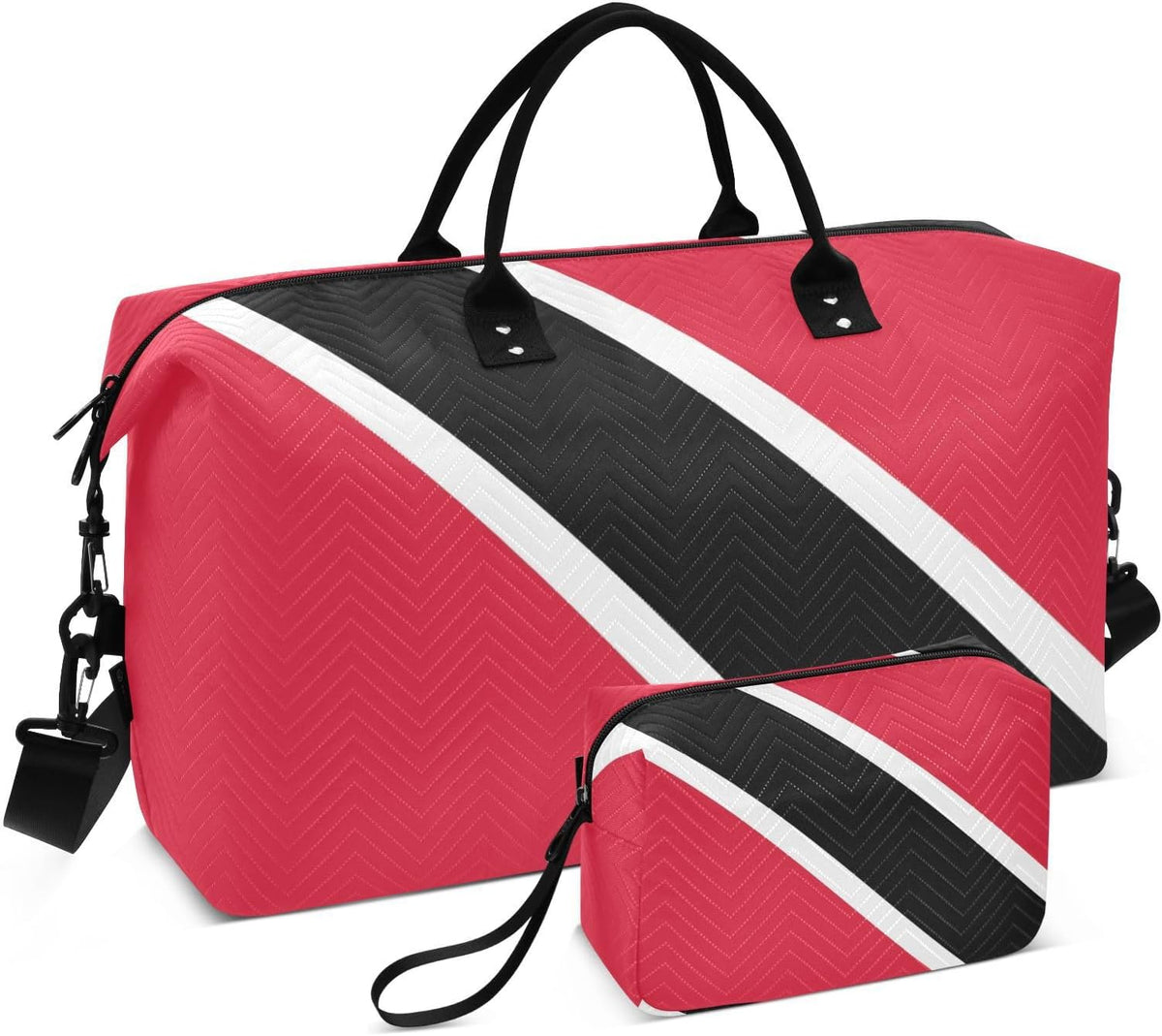 Rose Gold Leopard Print Travel Duffel Sport Tote Gym Weekender Overnight Carry On Fitness Dance Go-To Daily Bag