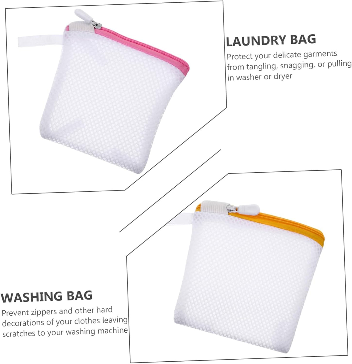 6pcs Laundry Bag Bra Mesh Wash Bag Laundry Pouch Underwear Washing Protecting Underwear ing Machine Foldable Travel Sandwich Mesh Special Delicate