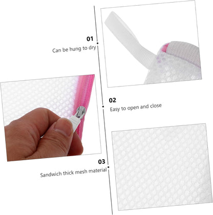 6pcs Laundry Bag Bra Mesh Wash Bag Laundry Pouch Underwear Washing Protecting Underwear ing Machine Foldable Travel Sandwich Mesh Special Delicate