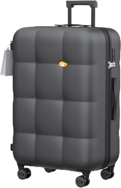 Hardshell Carry On Luggage with Spinner Wheels & Built-in TSA Lock,PC Durable Suitcase Rolling Luggage with Scratch-Resistant Surface, Pink