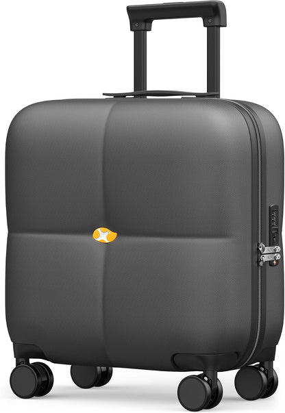 Hardshell Carry On Luggage with Spinner Wheels & Built-in TSA Lock,PC Durable Suitcase Rolling Luggage with Scratch-Resistant Surface, Pink