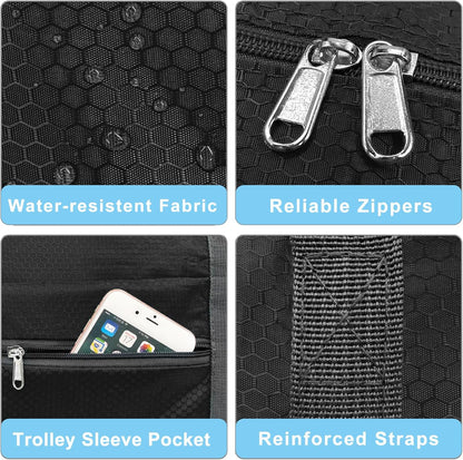 For Spirit Airlines Personal Item Bag 18x14x8 Foldable Carry on Bags for Airplanes Travel Duffel Bags for Women and Men