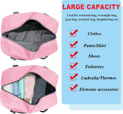 For Spirit Airlines Personal Item Bag 18x14x8 Foldable Carry on Bags for Airplanes Travel Duffel Bags for Women and Men