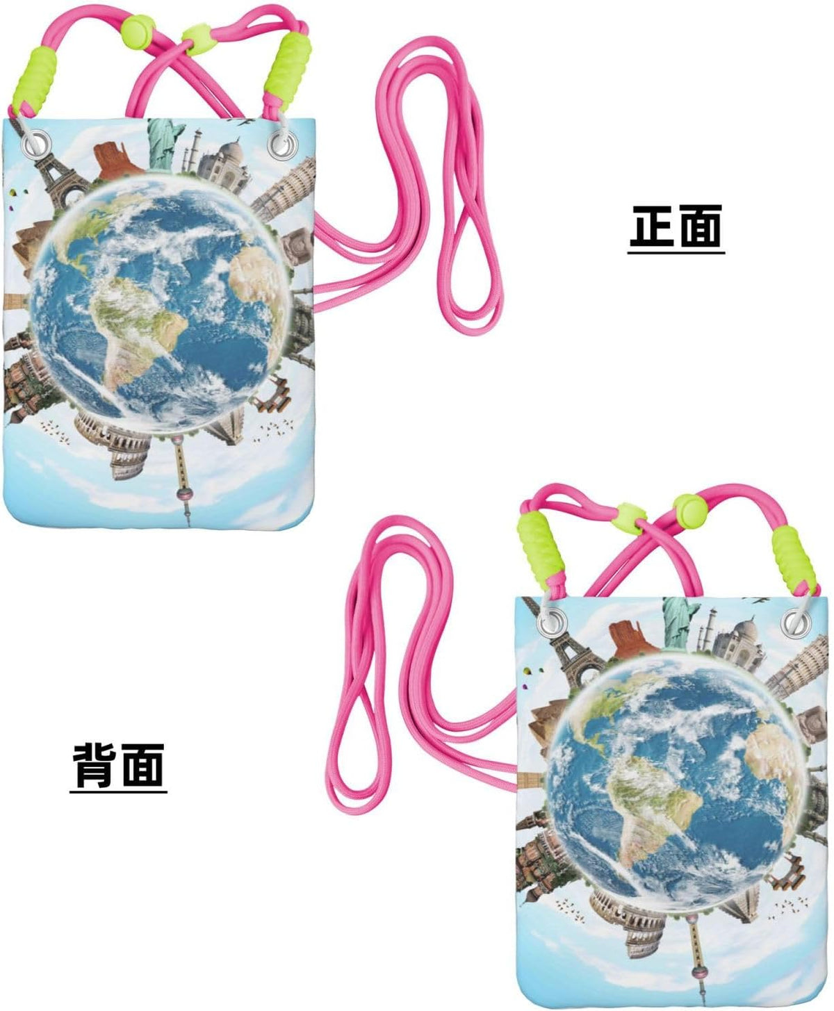 World Travel for Crossbody Phone Bag, Small & Lightweight Crossbody Purse for Women with Adjustable Strap, Water-Resistant Daily Commuter Bag for Phone, Wallet, Keys