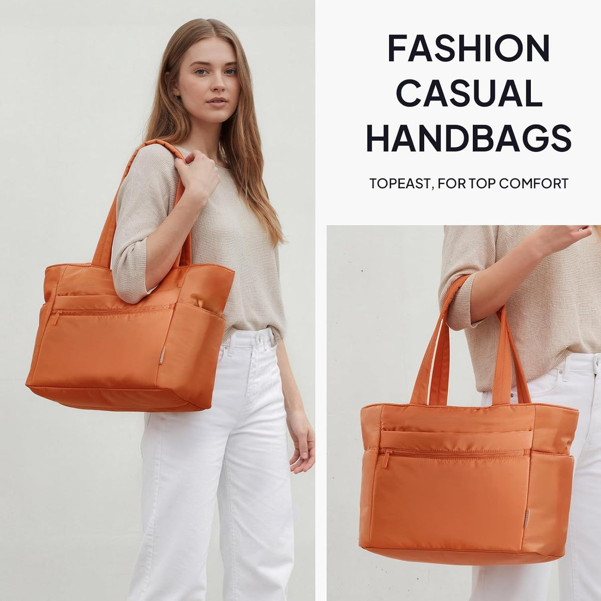 Tote Bag for Women Puffer Travel Carry On Bags with Laptop Compartment & Cup Holder Work Tote for Weekend Overnight