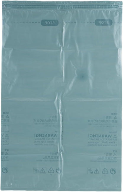 Vacuum Storage Bags for Clothing - 6 Pack Roll-Up, 40×60cm (15.7"×23.6"), No Vacuum Needed, Compression Packing Bags for Clothes, Carry-On Luggage, Camping, and Travel