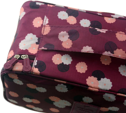Fashion Portable Multi-Functional Travel Organizer Cosmetic Make-up Bag Luggage Storage Case Bra Underwear Pouch (Grey)