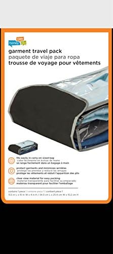 SFT-03905 Garment Travel Pack, 13.5L x 10W x 4H