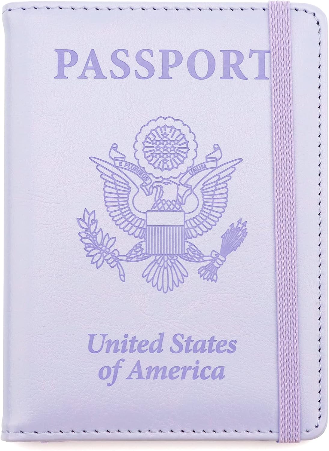Passport Holder for Travel, Leather Passport Holder RFID Blocking Passport Cover Wallet Passport Case with Pen Holder Passport Holders for Travel Women Men Family Travels Must Haves Essentials, Black