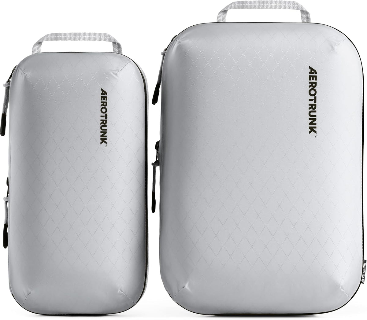 Ultralight Compression Packing Cubes - Lightweight Travel Organizers for Suitcases and Luggage (Black)