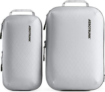 Ultralight Compression Packing Cubes - Lightweight Travel Organizers for Suitcases and Luggage (Black)
