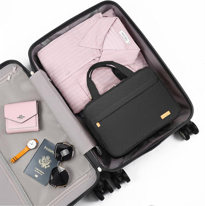 Hanging Travel Toiletry Bag, Large Capacity Cosmetic Organizer for Full-size Bottle with 4 Compartment for Daily Use