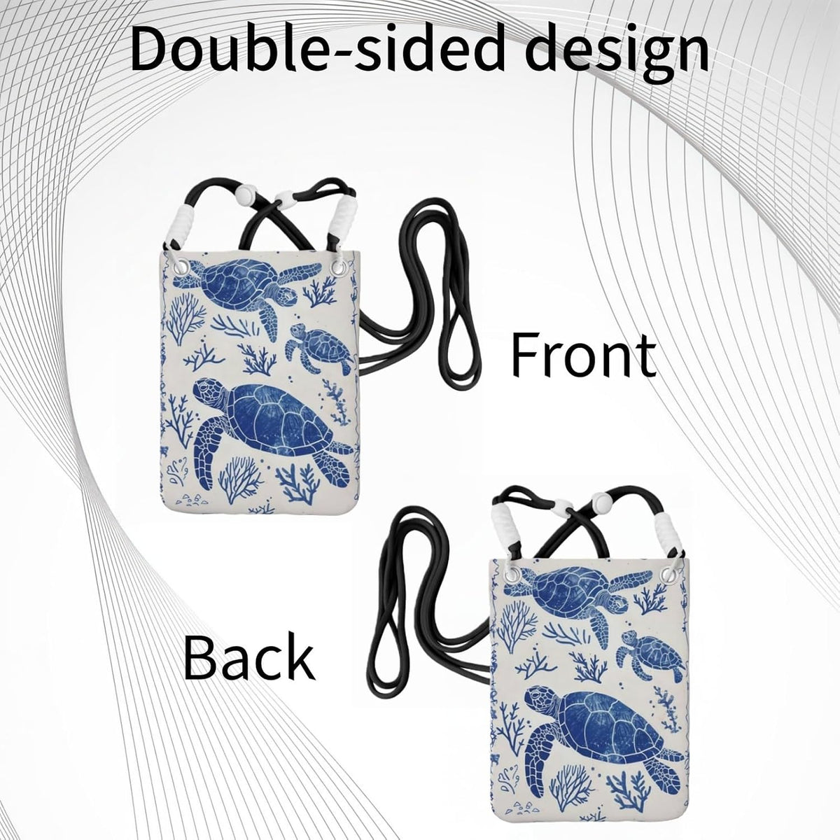 Crossbody Phone Bag | Equipped with Adjustable Detachable Strap, Ideal for Travel & Daily Commuting, Crossbody Bag for Men & Women