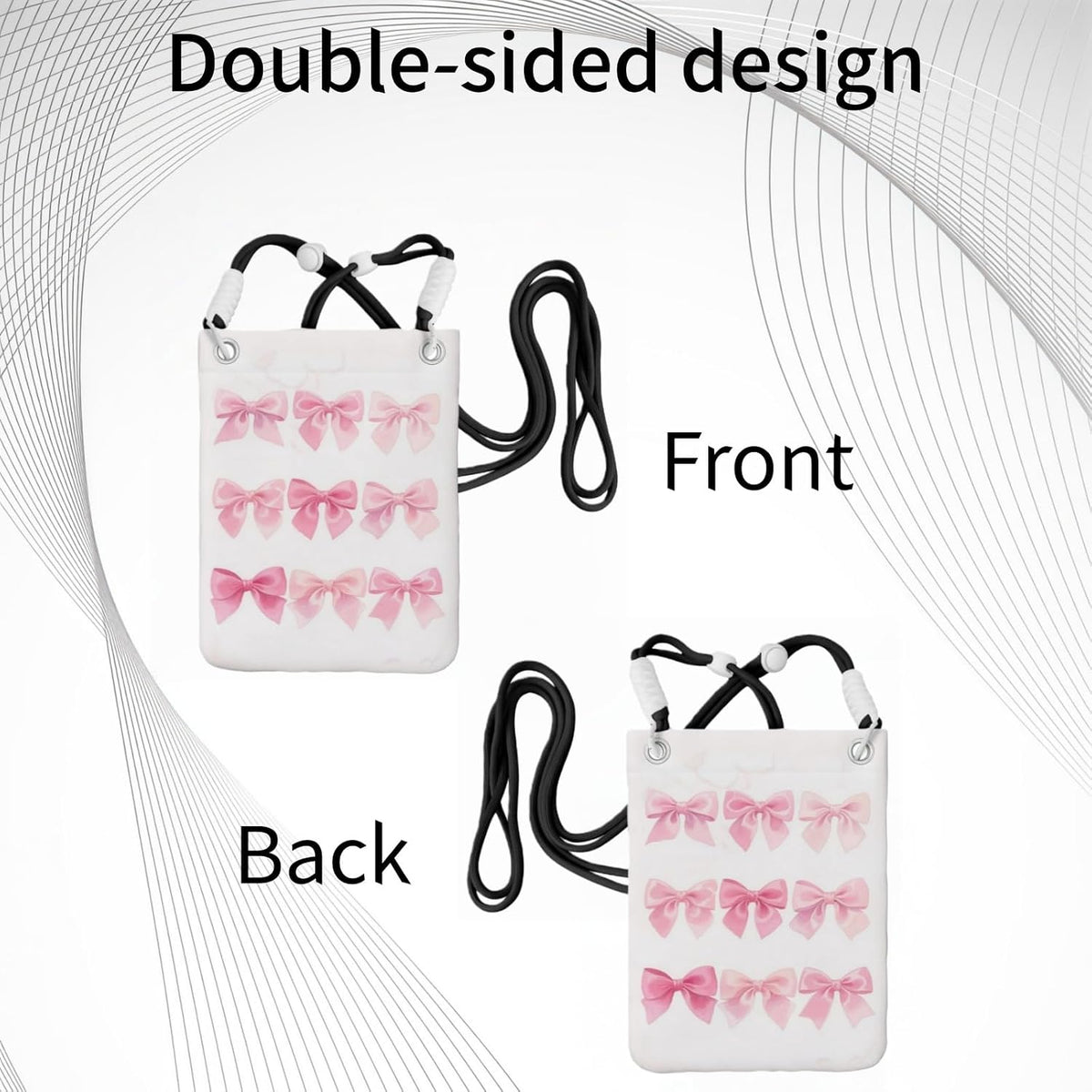 Crossbody Phone Bag | Equipped with Adjustable Detachable Strap, Ideal for Travel & Daily Commuting, Crossbody Bag for Men & Women