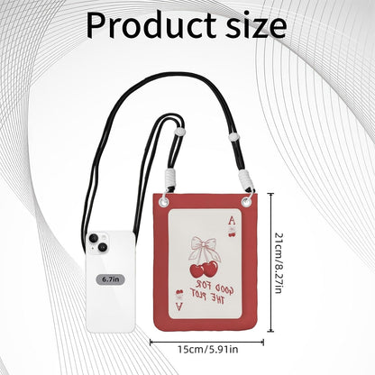 Crossbody Phone Bag | Equipped with Adjustable Detachable Strap, Ideal for Travel & Daily Commuting, Crossbody Bag for Men & Women
