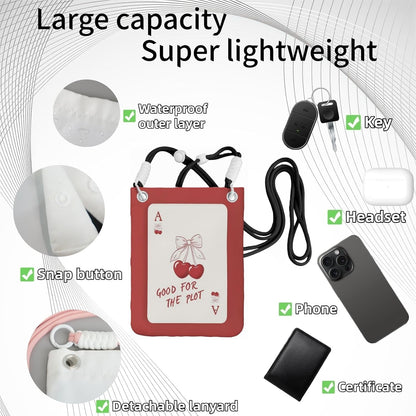 Crossbody Phone Bag | Equipped with Adjustable Detachable Strap, Ideal for Travel & Daily Commuting, Crossbody Bag for Men & Women