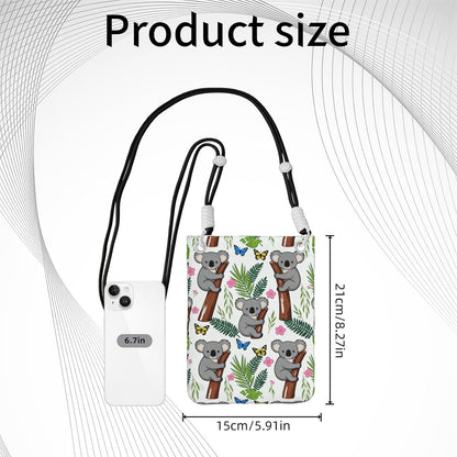 Crossbody Phone Bag | Equipped with Adjustable Detachable Strap, Ideal for Travel & Daily Commuting, Crossbody Bag for Men & Women