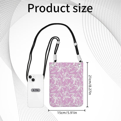 Crossbody Phone Bag | Equipped with Adjustable Detachable Strap, Ideal for Travel & Daily Commuting, Crossbody Bag for Men & Women