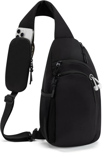Sling Bag Crossbody Bags for Women with Anti-theft RFID Blocking Pocket | Water Bottle Holder, Adjustable Shoulder Strap, Phone Pocket, Cross Body Travel Purse, Sling Backpack, Tablet Compartment