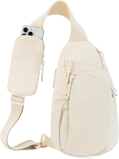Sling Bag Crossbody Bags for Women with Anti-theft RFID Blocking Pocket | Water Bottle Holder, Adjustable Shoulder Strap, Phone Pocket, Cross Body Travel Purse, Sling Backpack, Tablet Compartment