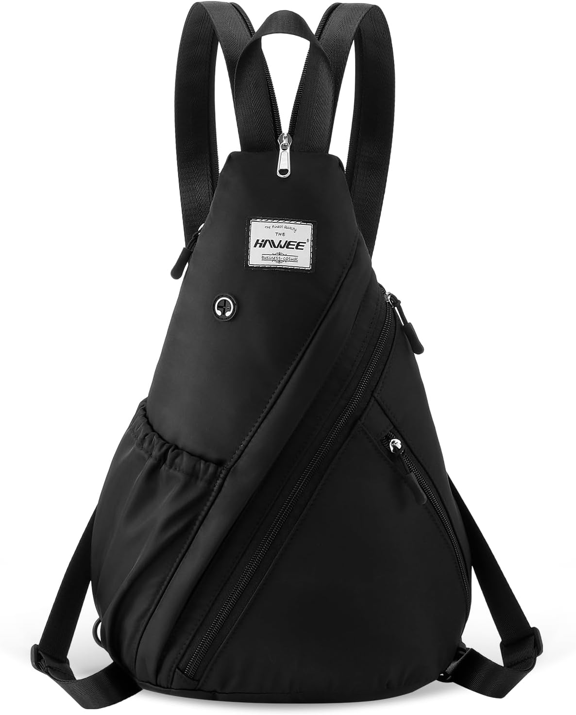 Water-Resistant Sling Bag for Women - Convertible Rope Chest Bag & Casual Daypack, Lightweight Crossbody Backpack for Travel, Cycling, Paisley Colorful