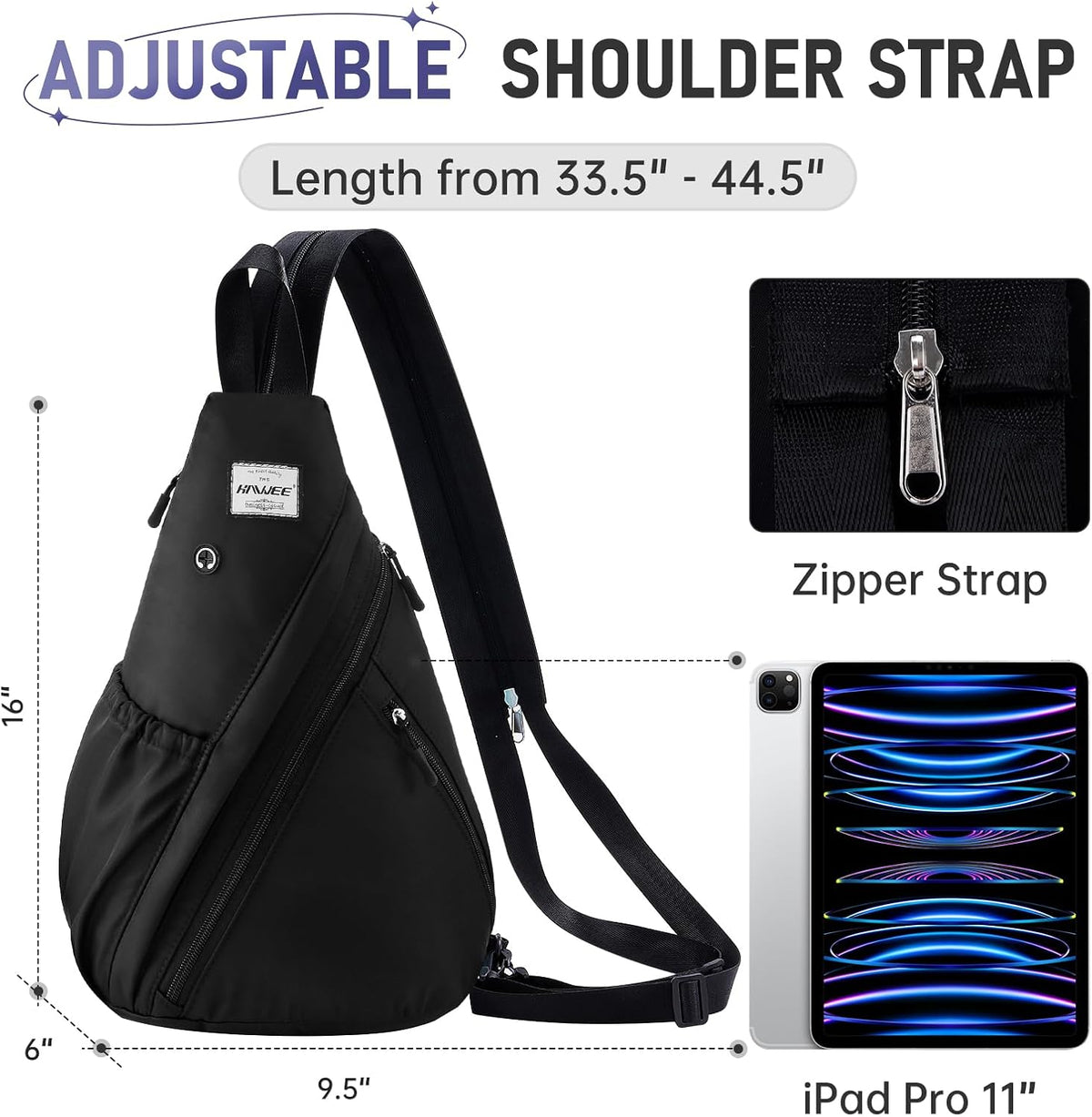 Water-Resistant Sling Bag for Women - Convertible Rope Chest Bag & Casual Daypack, Lightweight Crossbody Backpack for Travel, Cycling, Paisley Colorful