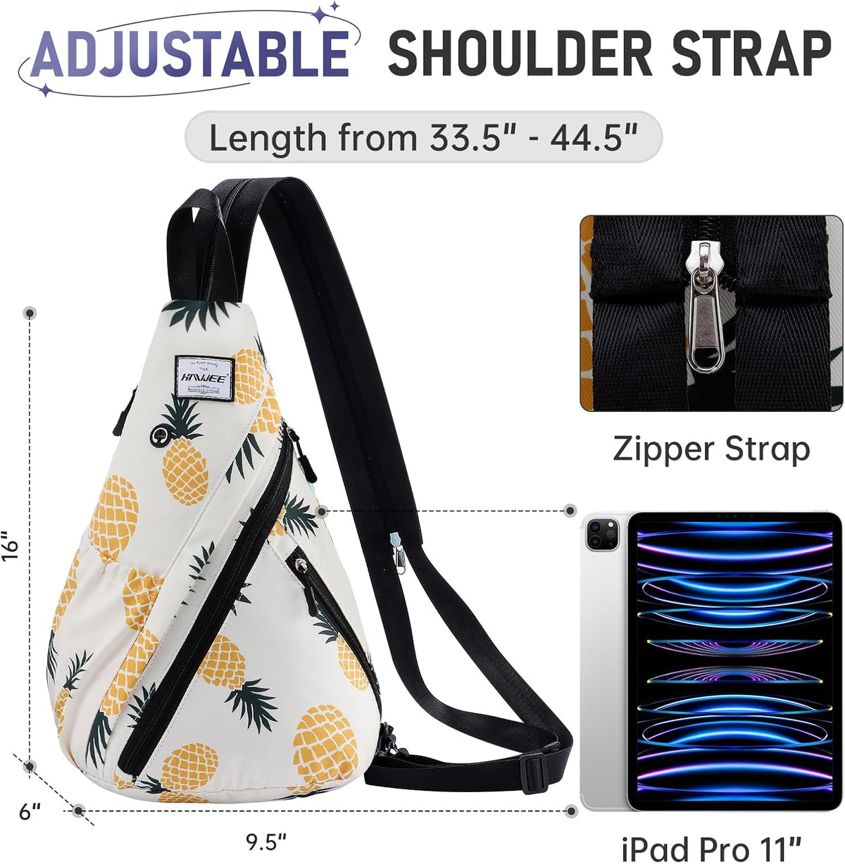Water-Resistant Sling Bag for Women - Convertible Rope Chest Bag & Casual Daypack, Lightweight Crossbody Backpack for Travel, Cycling, Paisley Colorful
