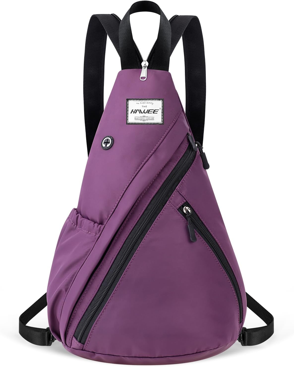 Water-Resistant Sling Bag for Women - Convertible Rope Chest Bag & Casual Daypack, Lightweight Crossbody Backpack for Travel, Cycling, Paisley Colorful