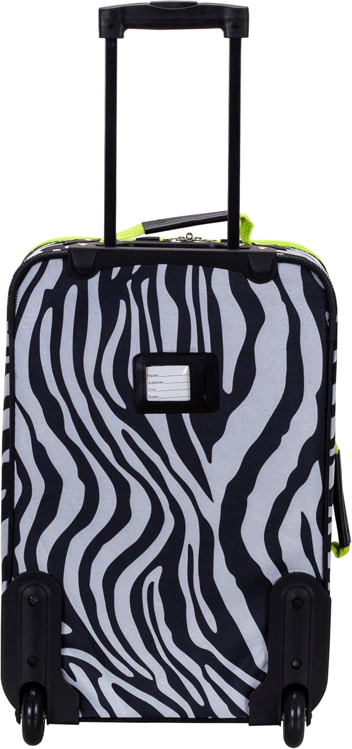 Fashion Softside Upright Luggage Set, Expandable, Wheel, Telescopic Handle,Turquoise, (14/19) - Colors B