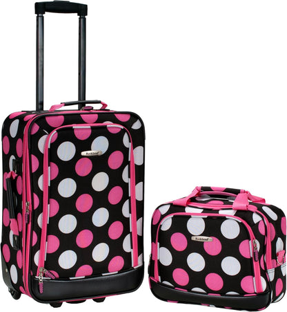 Fashion Softside Upright Luggage Set, Expandable, Wheel, Telescopic Handle,Turquoise, (14/19) - Colors B