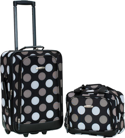 Fashion Softside Upright Luggage Set, Expandable, Wheel, Telescopic Handle,Turquoise, (14/19) - Colors B