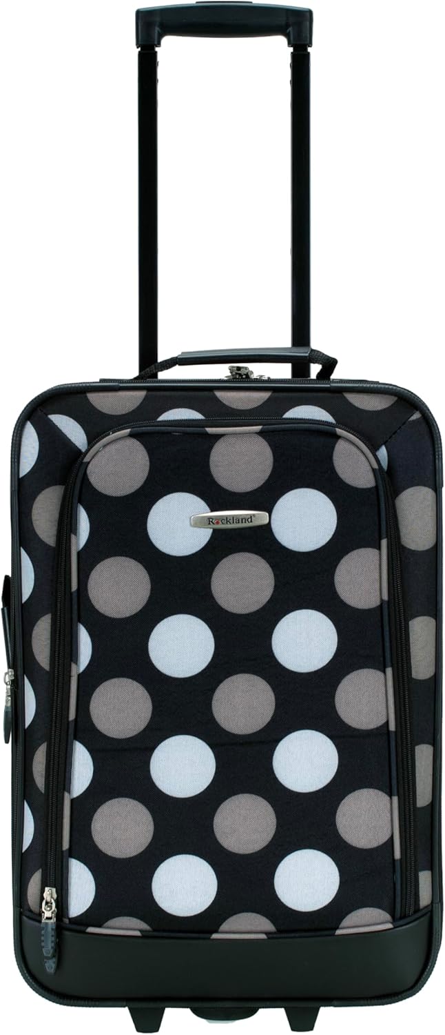 Fashion Softside Upright Luggage Set, Expandable, Wheel, Telescopic Handle,Turquoise, (14/19) - Colors B