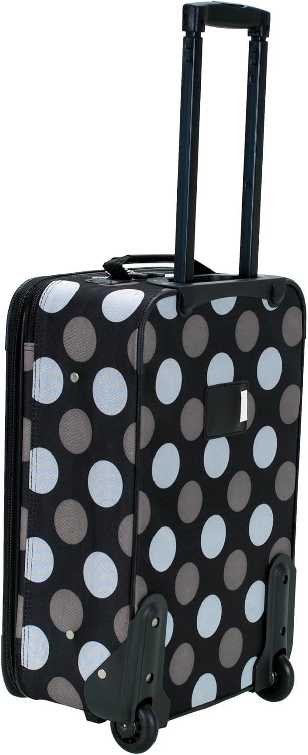 Fashion Softside Upright Luggage Set, Expandable, Wheel, Telescopic Handle,Turquoise, (14/19) - Colors B
