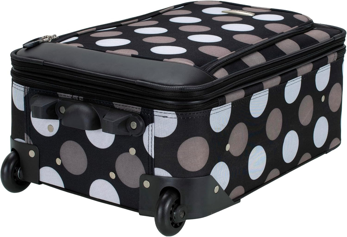 Fashion Softside Upright Luggage Set, Expandable, Wheel, Telescopic Handle,Turquoise, (14/19) - Colors B
