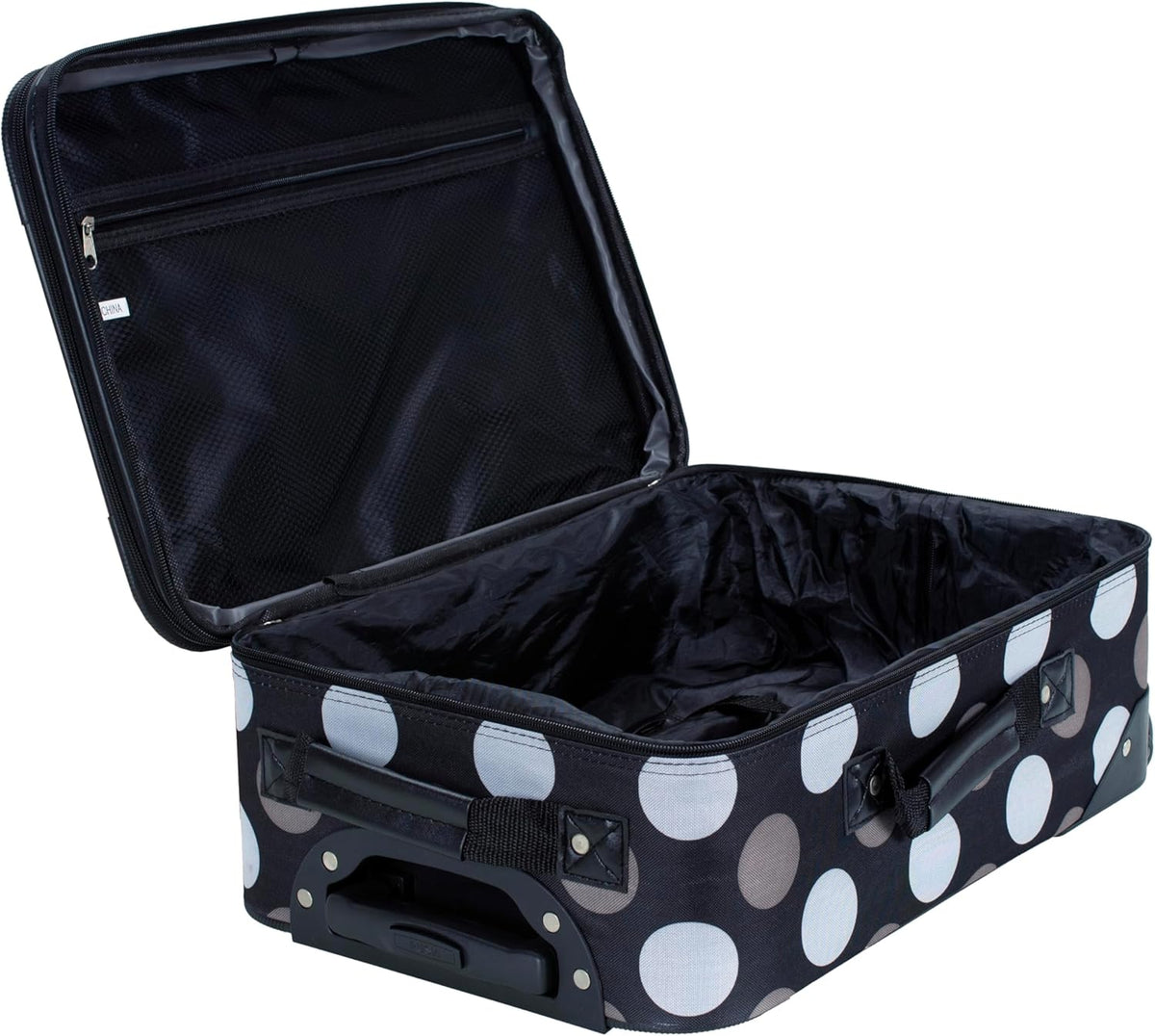 Fashion Softside Upright Luggage Set, Expandable, Wheel, Telescopic Handle,Turquoise, (14/19) - Colors B